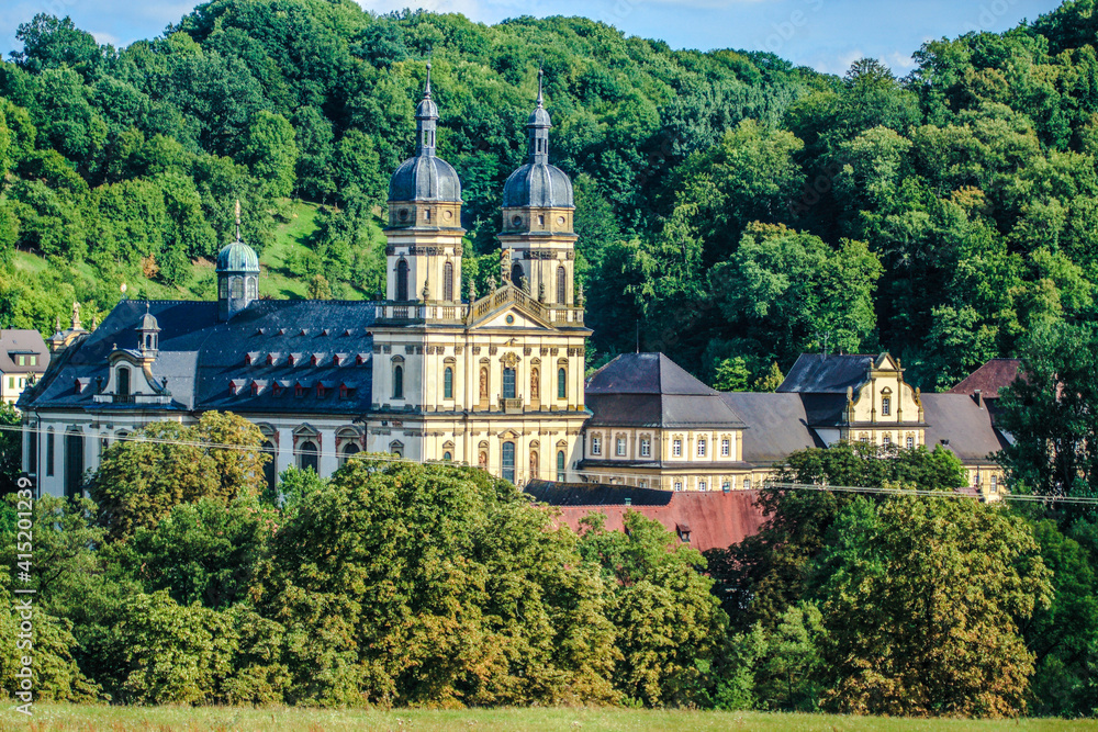 The monastery Schöntal in Hohenlohe, Germany, Europe