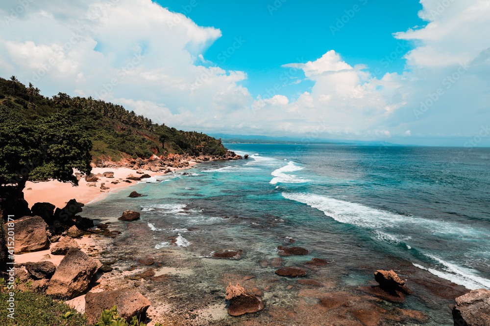 Fototapeta premium A beautiful beach at Sumba Island, Indonesia, Asia