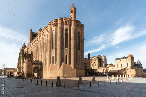 The Sainte Cecile cathedral in Albi in France photo