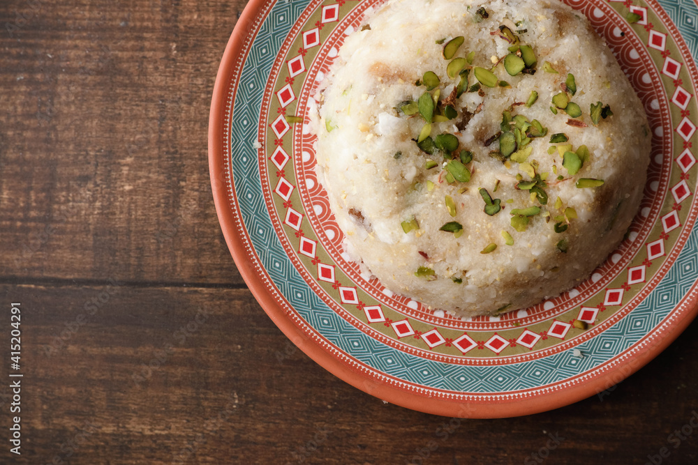 Tender coconut with nuts mixed healthy food	
