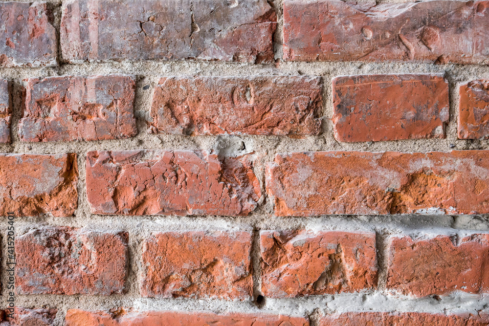 Red brick wall. Background of brick wall texture. Red brick wall. Background of brick wall texture.