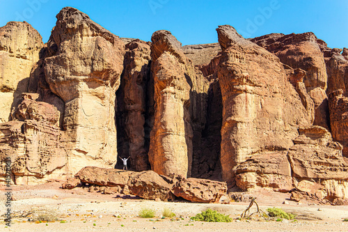 Solomon pillars of Timna park.