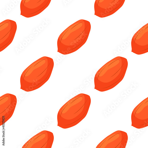 Illustration on theme big pattern identical types peanut