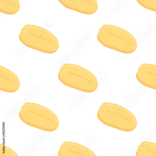 Illustration on theme big pattern identical types peanut
