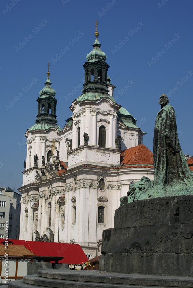 Prague, Czech Republic: St. Nicholas Church in the Old Town Square