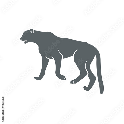 Cheetah design vector illustration, Creative Cheetah logo design concepts template, icon symbol © shuttersport