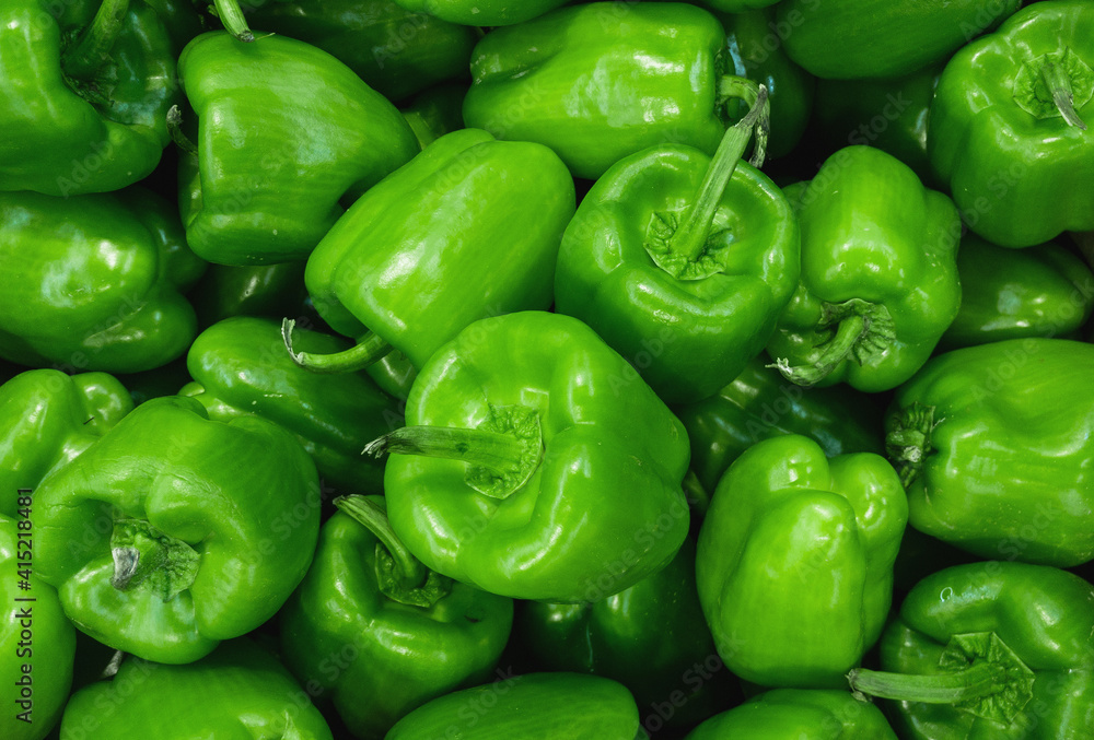 fresh raw sweet green bell peppers fresh raw sweet green bell peppers