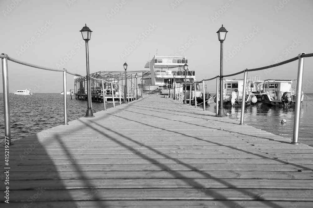 pier on the beach 
