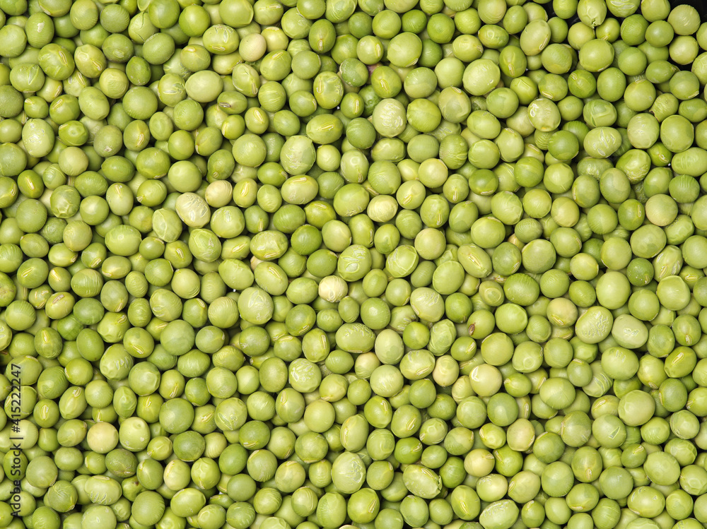 Ripe pea vegetable