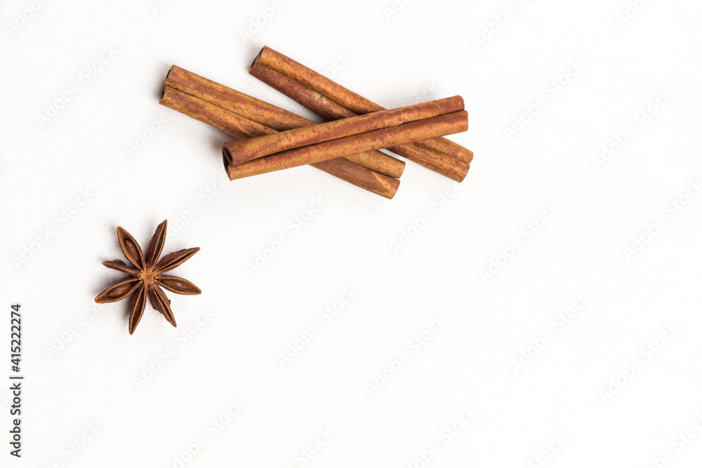 Star anise and cinnamon sticks Star anise and cinnamon sticks