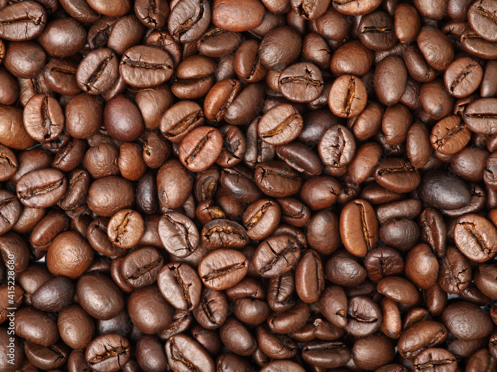 Coffee beans background, big fragrant roasted grains, food photo Coffee beans background, big fragrant roasted grains, food photo