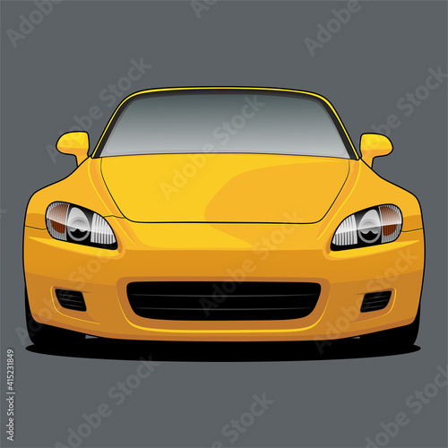 car vector illustration for conceptual design © rindragunawan84