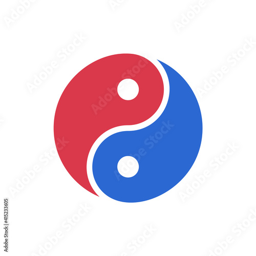 Yin Yang Symbol - Vector Sign