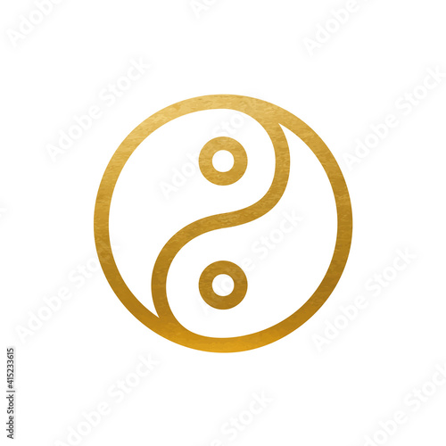 Yin Yang Symbol - Vector Sign