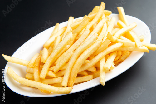 French fries in a plate.