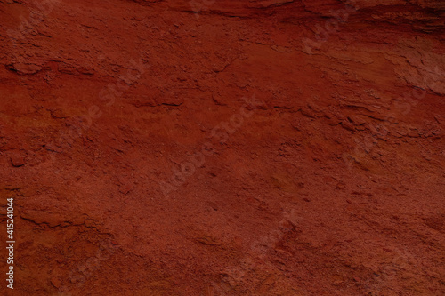 Fantastic Martian soil. Red planet. Copy space.