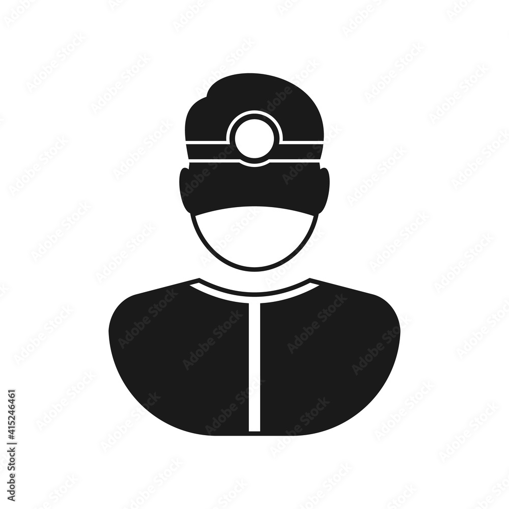 Doctor icon for health care concept. Medical surgeon design illustration for web and mobile apps, health care concept logo, banner, print element. Doctor icon for health care concept. Medical surgeon design illustration for web and mobile apps, health care concept logo, banner, print element.