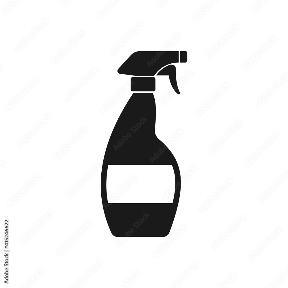 Hand sanitizer icon in trendy line style. Symbol for your web site design, logo, app, UI. Vector illustration.