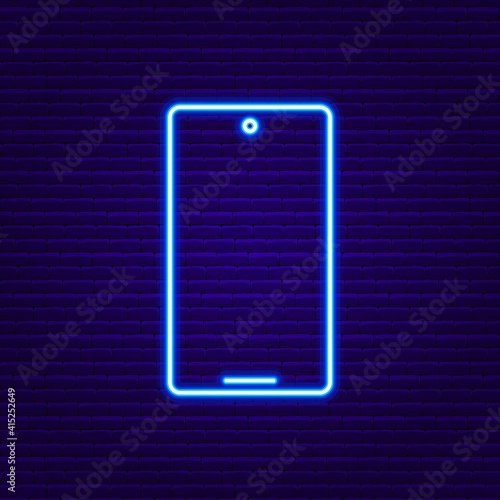Neon Phone Sign