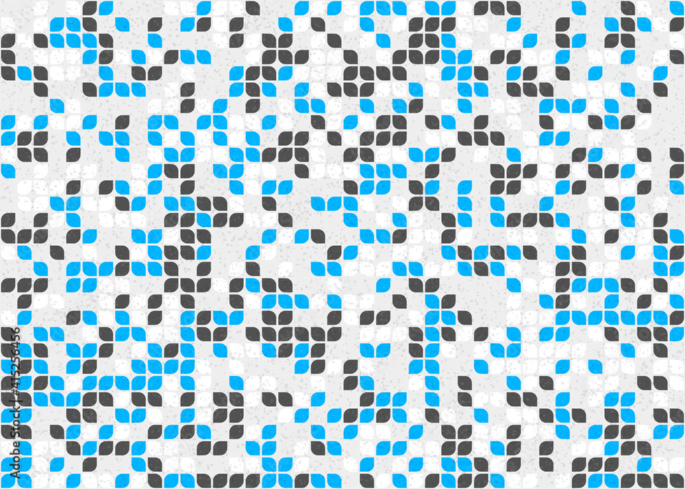 Fototapeta premium Abstract Geometric Pattern generative computational art illustration