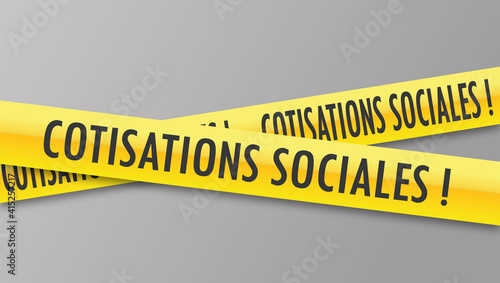 Logo cotisations sociales.