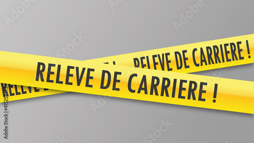 Logo relevé de carrière.
