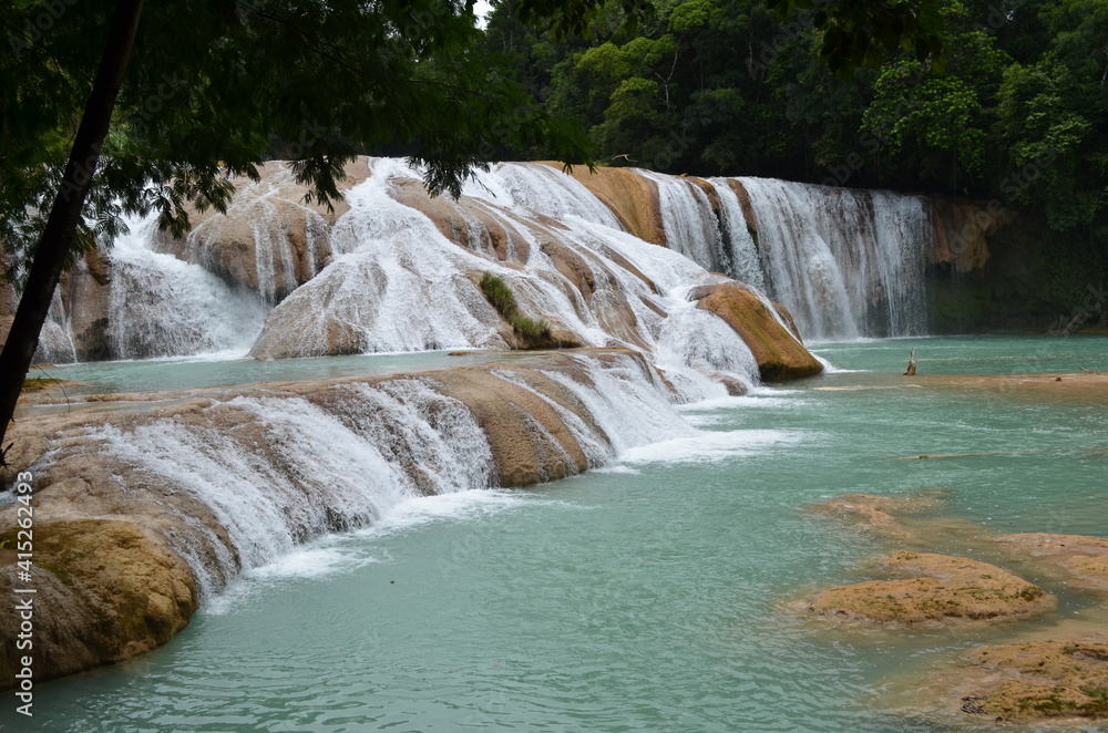 Naklejka premium Cascada Chiapas