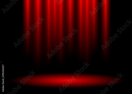 Abstract red light background
