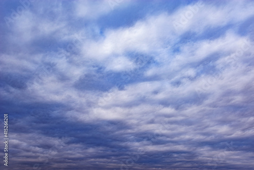 Dark storm clouds before rain at day time.