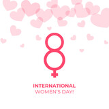 8 March, International Women's Day, eps 10
