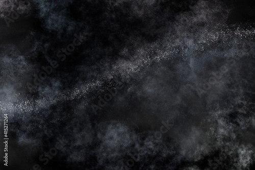 Galaxy Space Background BW - Por MathMS