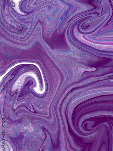 Digital illustration of swirls of liquid marble paper textured background