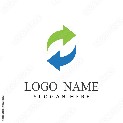 Free Download Arrow vector illustration icon Logo Template design - GFXLoad
