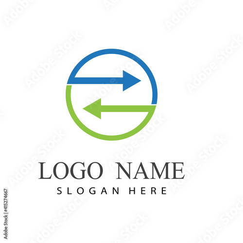 Free Download Arrow vector illustration icon Logo Template design - GFXLoad