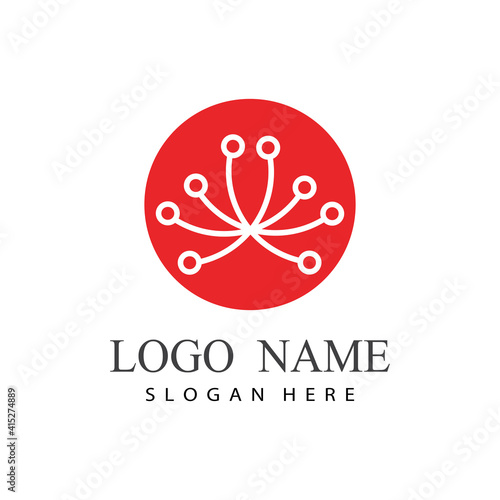 internet cable logo  and symbols vector
