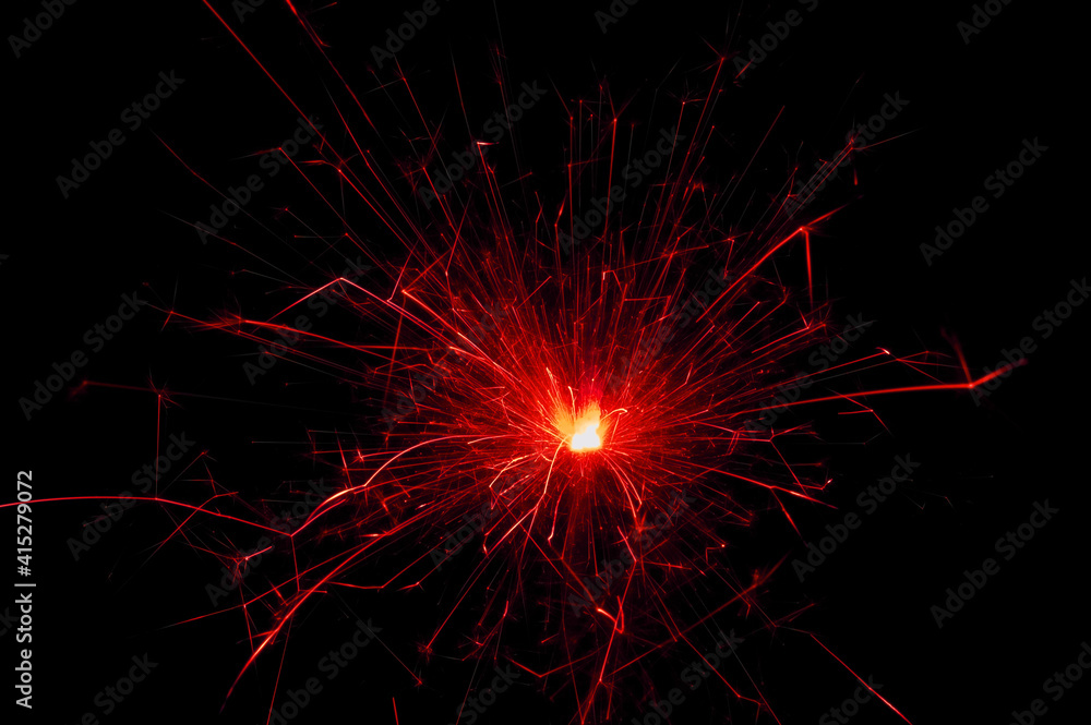 red sparkler shape abstract red sparkler shape abstract