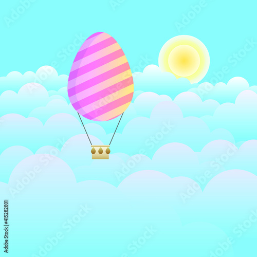 Egg in the sky