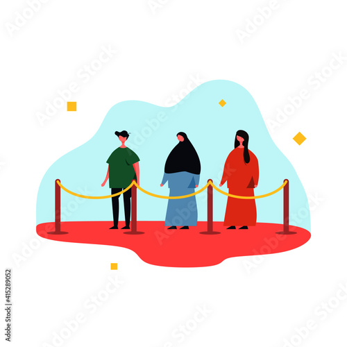 People Queuing Up and Waiting for Their Turn to Pay Someting That They Bought