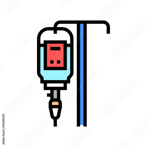 dropper medical tool color icon vector. dropper medical tool sign. isolated symbol illustration