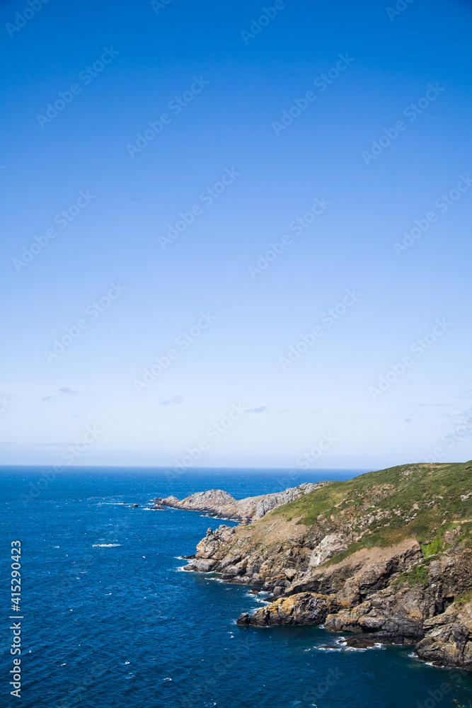 rugged coast of Sark, Channel Islands