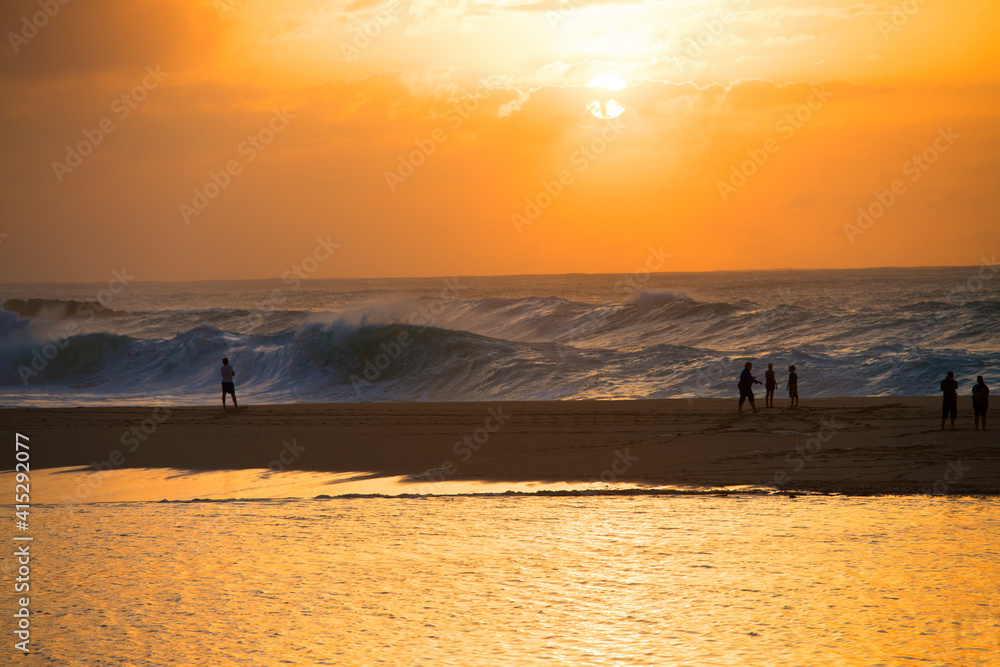 Waimea Bay Sunset Waimea Bay Sunset