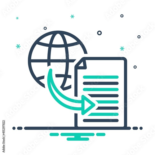 Mix icon for transfer 
