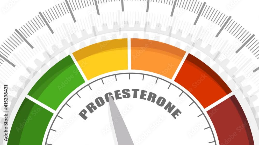 Gradient scale. Hormone progesterone level measuring device. Sign tachometer, speedometer, indicators. Infographic gauge element. 3D rendering. Gradient scale. Hormone progesterone level measuring device. Sign tachometer, speedometer, indicators. Infographic gauge element. 3D rendering.