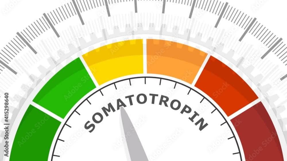 Gradient scale. Growth hormone level measuring device icon. Sign tachometer, speedometer, indicators. Infographic gauge element. 3D rendering. Gradient scale. Growth hormone level measuring device icon. Sign tachometer, speedometer, indicators. Infographic gauge element. 3D rendering.