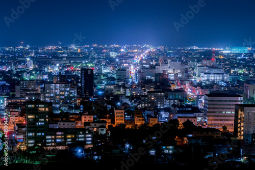 米子市の夜景（鳥取県）