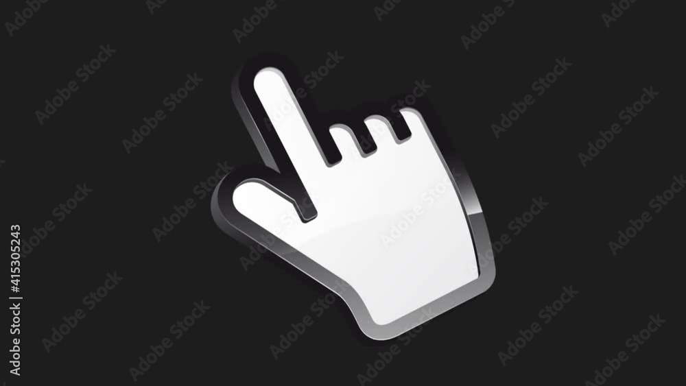 hand cursor click hand cursor click