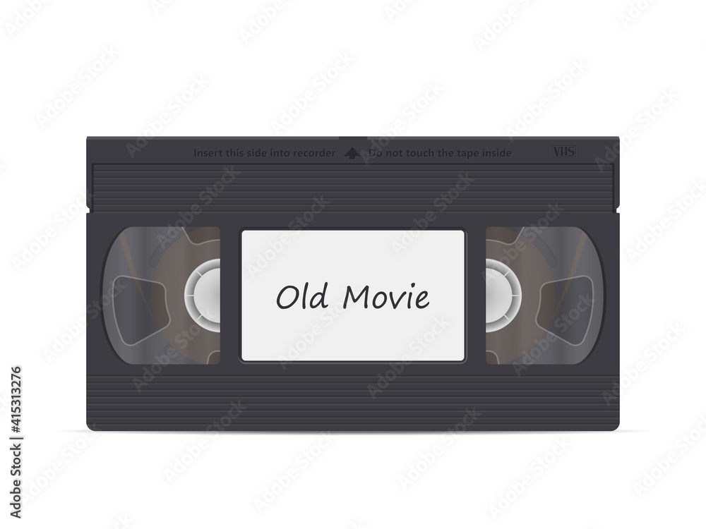 Video cassette old movie