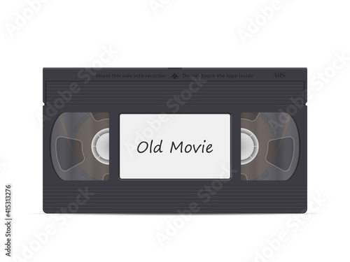 Video cassette old movie