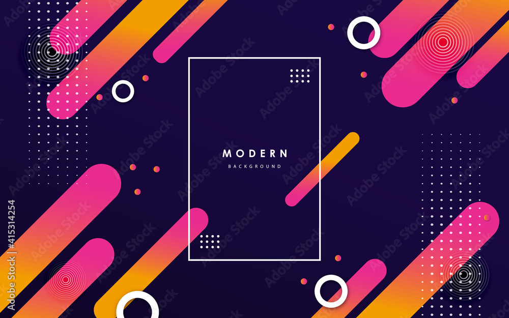 abstract colorful geometric shape background	
