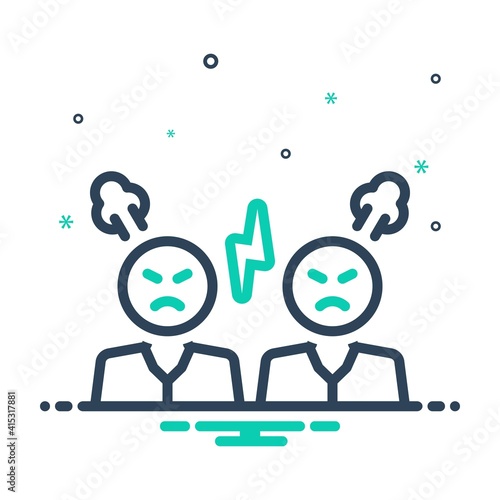 Mix icon for argue